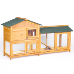 Rabbit Hutch Supplier - Unique Outdoor Wooden Poultry House Bunny Cage Backyard
