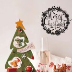 Christmas Wreath Supplier - Wrought Iron Snowflake Wreath Wall Hanging Holiday Home
