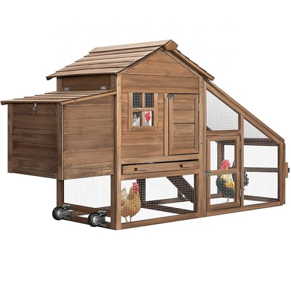 Pet House Manufacturer - Outdoor Chicken Nesting Box Rabbit Hutch Large Wooden Hen Cage
