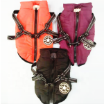 Pet Coat Supplier - Hot Selling Autumn Winter Flleece Harness Integrated Cotton Waterproof