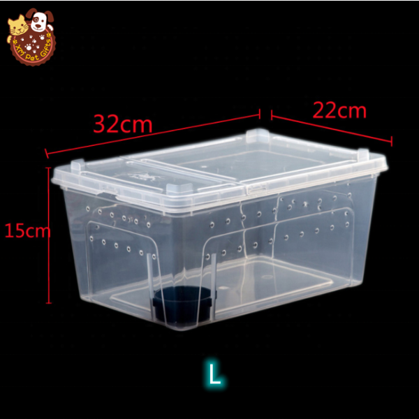 Large Reptile Box Manufacturer - 33x22x15cm Spider Scorpion Gecko Snake Horned Frog Turtle