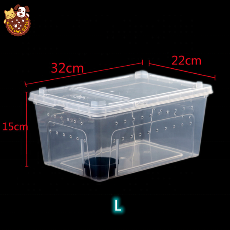 Large Reptile Box Manufacturer - 33x22x15cm Spider Scorpion Gecko Snake Horned Frog Turtle