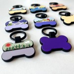 Bone-Shaped Pet Tag Factory - New Creative Silicone Custom Engraving QR Code