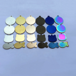 Pet ID Tag Manufacturer - Customizable Engraved Brushed Matte Stainless Steel