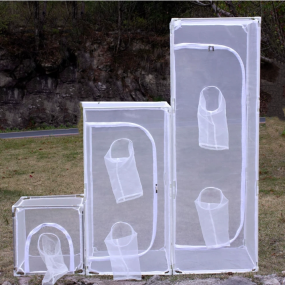 Insect Cage Manufacturer - Breathable Mesh Observation 0.1mm Grid Double Sleeves