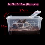 Medium Reptile Box Factory - 27x19x12cm Spider Rearing Snake Scorpion Silkworm Baby