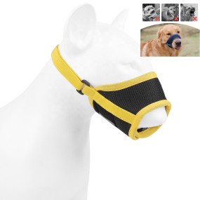 Pet Muzzle Factory - New Anti-barking Anti-biting Breathable Mesh Adjustable