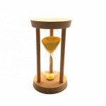 Round Timer Supplier - Wholesale Cheap Creative 1/3/5min Wood Hourglass Christmas Gadgets