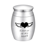 Cremation Urn Manufacturer - Wholesale Funeral Keepsake Stainless Steel Mini 30x40mm