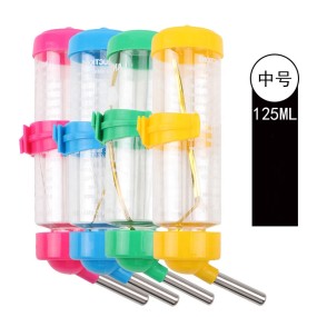 Pet Drinking Bottle Factory - 125ml Plastic Hamster Drinking Bottle Small Animals