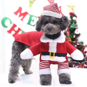 Dog Christmas Costume Supplier - Small Medium Large Dogs Pet Cats Party Decorations