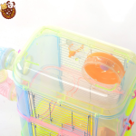 Transparent Cage Manufacturer - 32x21x39cm Double Layer Crystal Clear Hamster Mascot