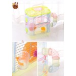 Transparent Cage Manufacturer - 32x21x39cm Double Layer Crystal Clear Hamster Mascot