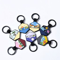 Silicone Pet Tag Supplier - Hexagonal Lightweight Eco-Friendly Double-Sided Engravable