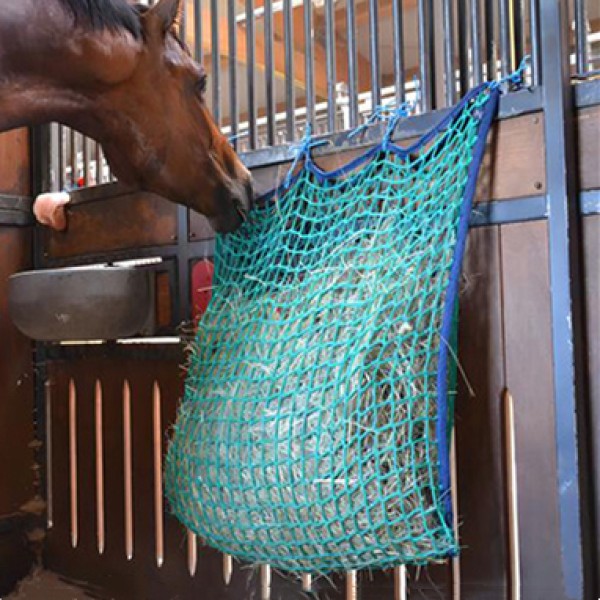 Equestrian Hay Bag Supplier - Grid Weaving Large Capacity Portable Hanging Net Slow Feeder