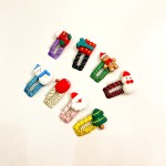 Pet Headdress Factory - Handmade New Christmas Cute Cartoon Hairpin Santa Snowman