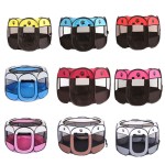 Pet Tent Supplier - 11411458cm Delivery Room Octagon Dog Cage Oxford Cloth Folding