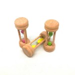 Sand Timer Supplier - Custom Traditional Modern Glass Wood Colorful 3-Minute Hourglasses