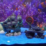 Resin Shipwreck Supplier - Eco-Friendly Sunken Sailboat Decor Aquatic Landscape Hiding