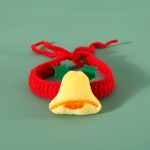 Christmas Pet Scarf Factory - Knitted Wool Cat Dog Cute Plush Bell Santa Claus Scarf