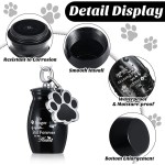 Ashes Pendant Supplier - Hot Sale Key Chain Dog Paw Pendant Urn Alloy Perfume Bottle
