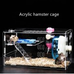 Hamster Cage Factory - Safe Acrylic Material Mini Cage Small Nest Transparent Silent