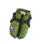 Pet Coat Supplier - Hot Selling Autumn Winter Flleece Harness Integrated Cotton Waterproof