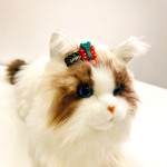 Pet Headdress Factory - Handmade New Christmas Cute Cartoon Hairpin Santa Snowman