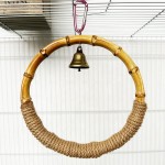 Bamboo Ring Supplier - Parrot Toy Natural Bamboo Ring Swing Wear-Resistant Bite-Resistant
