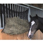 Equestrian Hay Bag Supplier - Grid Weaving Large Capacity Portable Hanging Net Slow Feeder