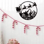 Wall Decoration Manufacturer - High Quality Modern Creative Christmas Theme Cartoon Iron