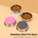 Anti-Upset Dog Bowl Manufacturer - Large Stainless Steel Silicone