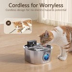 Wireless Pet Fountain Factory - 3.2L Stainless Steel Sensor Timing