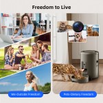 Automatic Pet Feeder Manufacturer - WiFi Camera 2L Tuya App Safety
