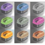 Semi-Enclosed Cat Litter Box Supplier - Multi-Color Easy Clean Odor