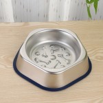 Stainless Steel Pet Bowl Manufacturer - 201 Multi-Color Slow Eating