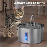 Automatic Cat Water Dispenser Supplier - Wholesale 2.2L Stainless Steel