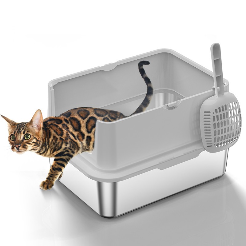 Cat Litter Box Supplier - 2025 XL Large Open Stainless Steel