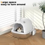 Foldable Cat Litter Box Supplier - New Arrival Large Capacity PP