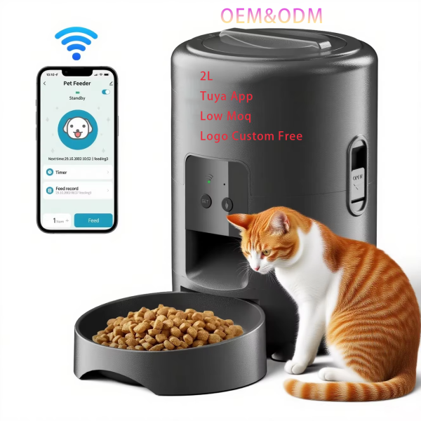 Automatic Smart Pet Feeder Factory - 2L Tuya App Control Slow Food