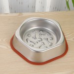 Stainless Steel Pet Bowl Manufacturer - 201 Multi-Color Slow Eating