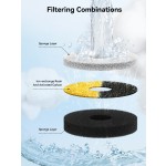 Pet Water Fountain Filters Factory - Large Indoor 6pcs Stainless Steel