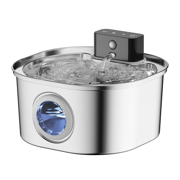 Wireless Pet Fountain Factory - 3.2L Stainless Steel Sensor Timing
