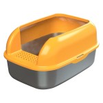 Semi-Enclosed Cat Litter Box Supplier - Multi-Color Easy Clean Odor