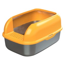 Semi-Enclosed Cat Litter Box Supplier - Multi-Color Easy Clean Odor