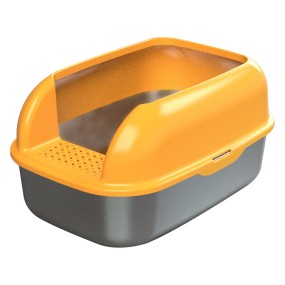 Semi-Enclosed Cat Litter Box Supplier - Multi-Color Easy Clean Odor