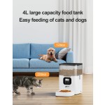 Automatic Pet Feeder Supplier - 2025 New Design 4L Stainless Steel