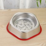 Stainless Steel Pet Bowl Manufacturer - 201 Multi-Color Slow Eating