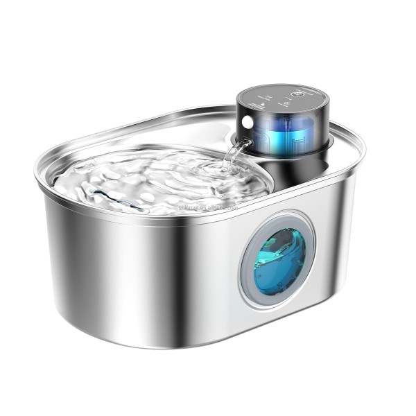 Stainless Steel Cat Water Dispenser Manufacturer - 3.2L Battery Multi-Filters