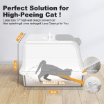 Stainless Steel Cat Litter Tray Factory - 37L Custom Dog-Proof Easy Clean